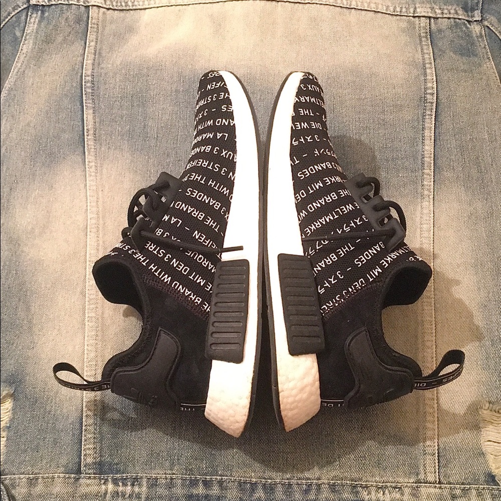 Adidas NMD R1 BLACKOUT: Size 10 - Picture 4 of 4